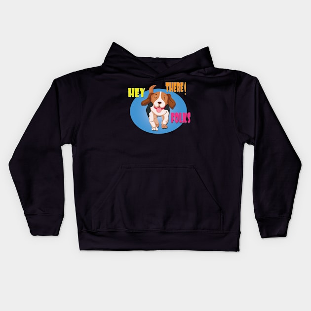 hey there floks Kids Hoodie by Mirak-store 